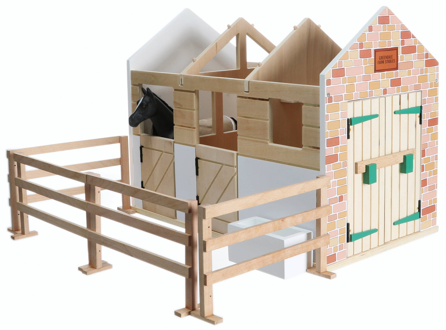 Wooden Stables Playset  - Fashion Doll Play-set