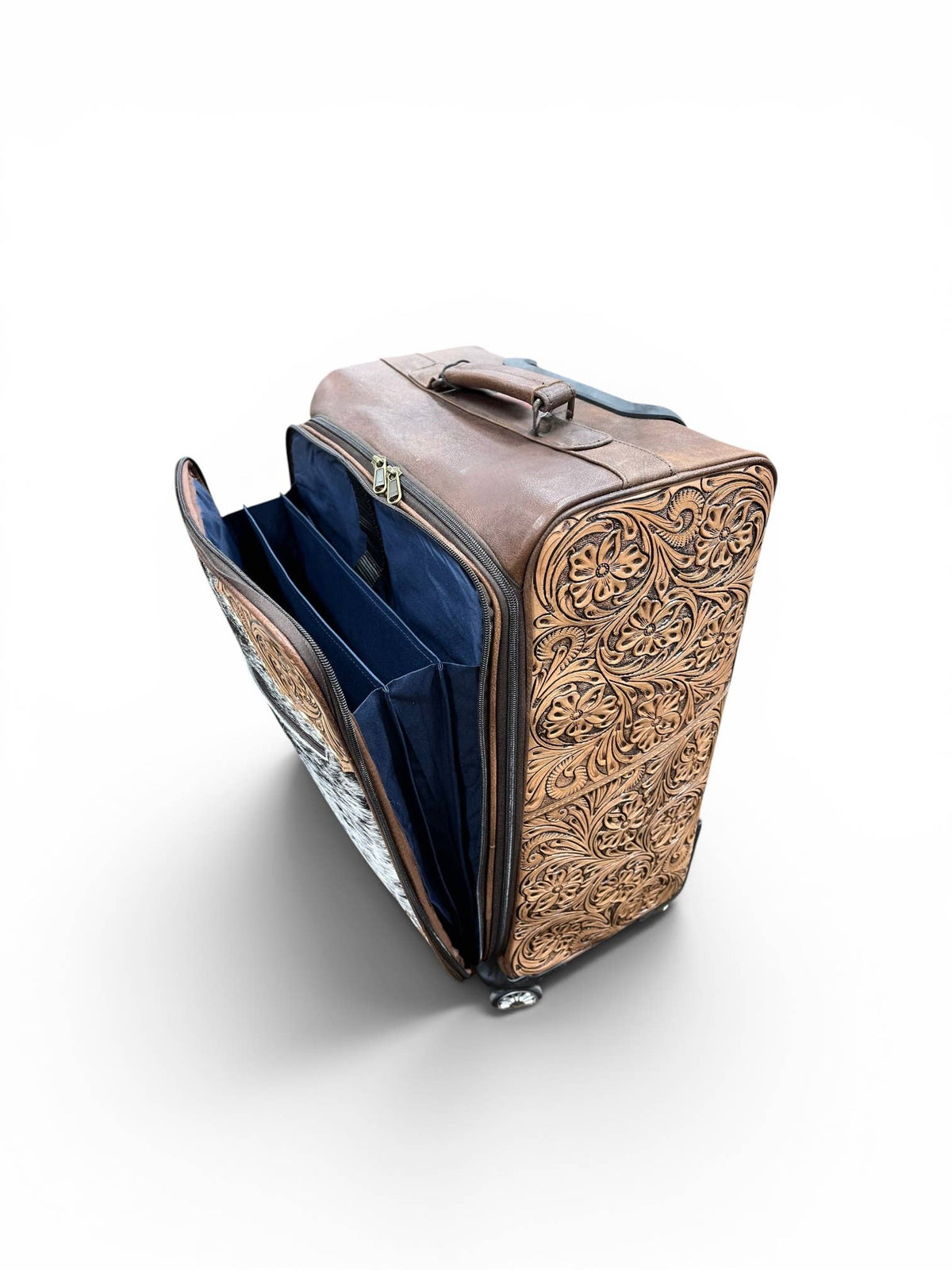 All cowhide luggage 