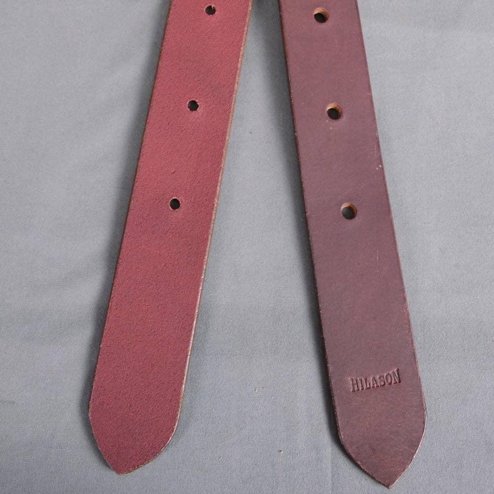 HILASON - 1.75 In x 36 In Horse Saddle American Leather Billet Brown