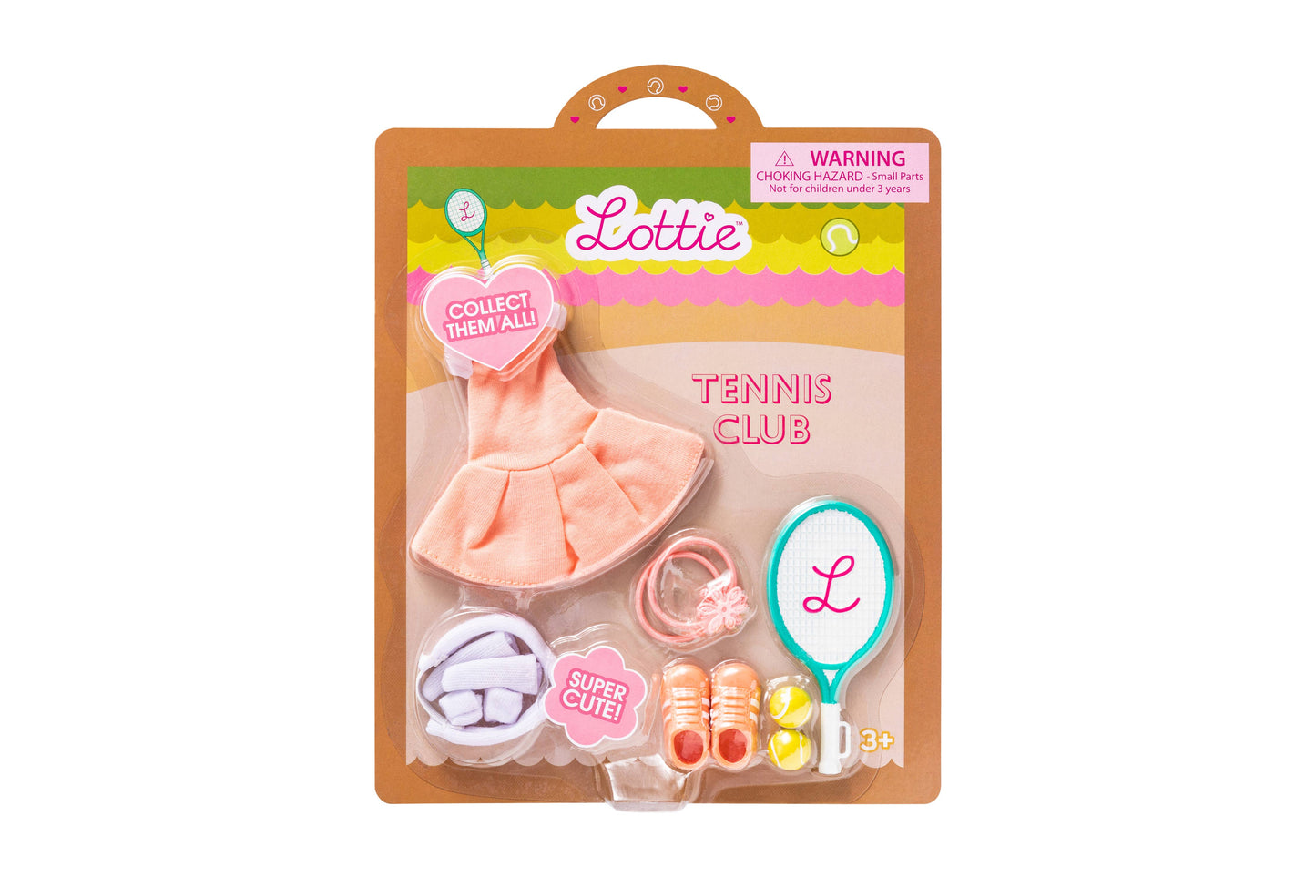 Tennis Club - Kids Fashion Doll Outfit (Ages 4 - 9)