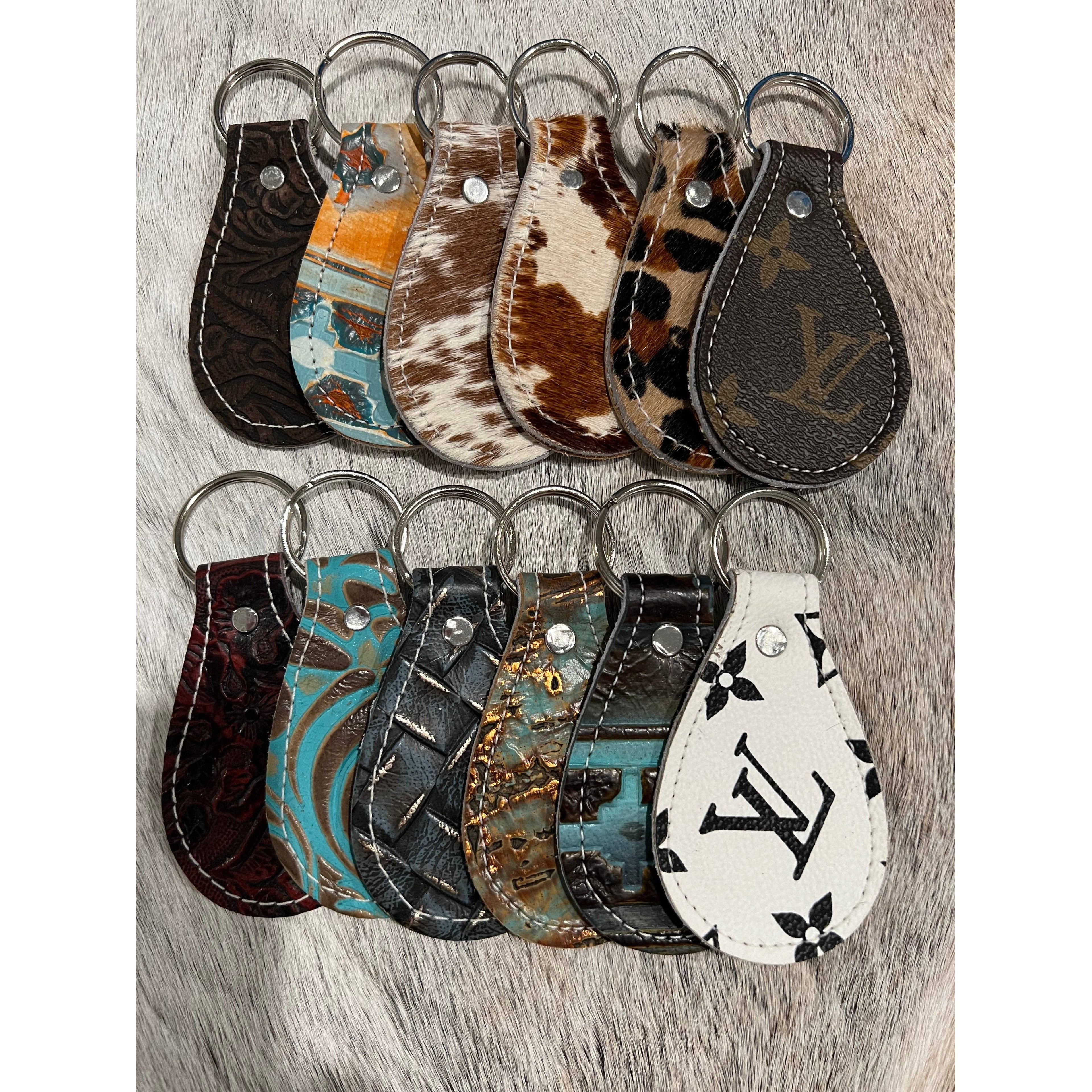 LEATHER/HIDE KEY FOBS