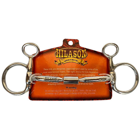 BAR H EQUINE 5 In Mouth Snaffle Bit Stainless Steel Western Horse Bits