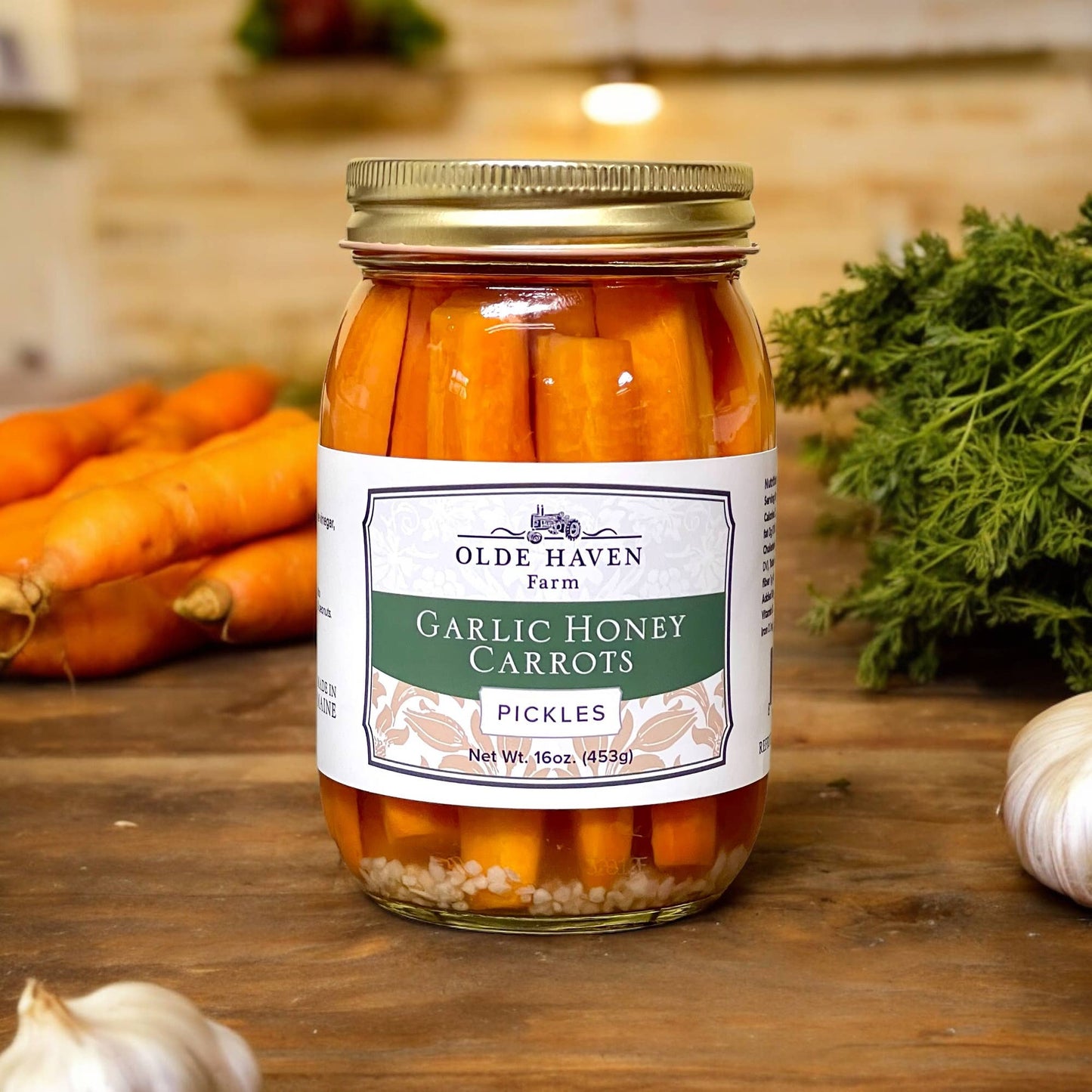 Garlic Honey Carrots 16 oz