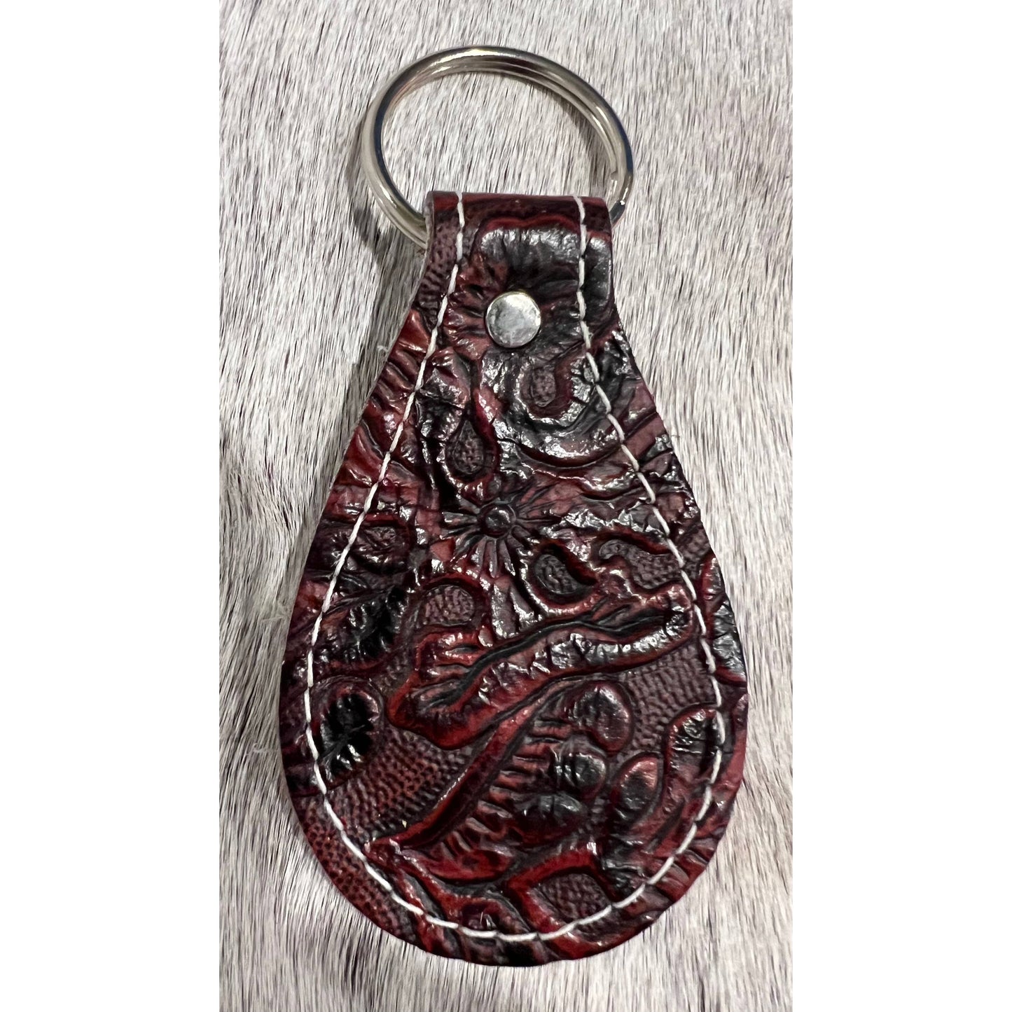LEATHER/HIDE KEY FOBS