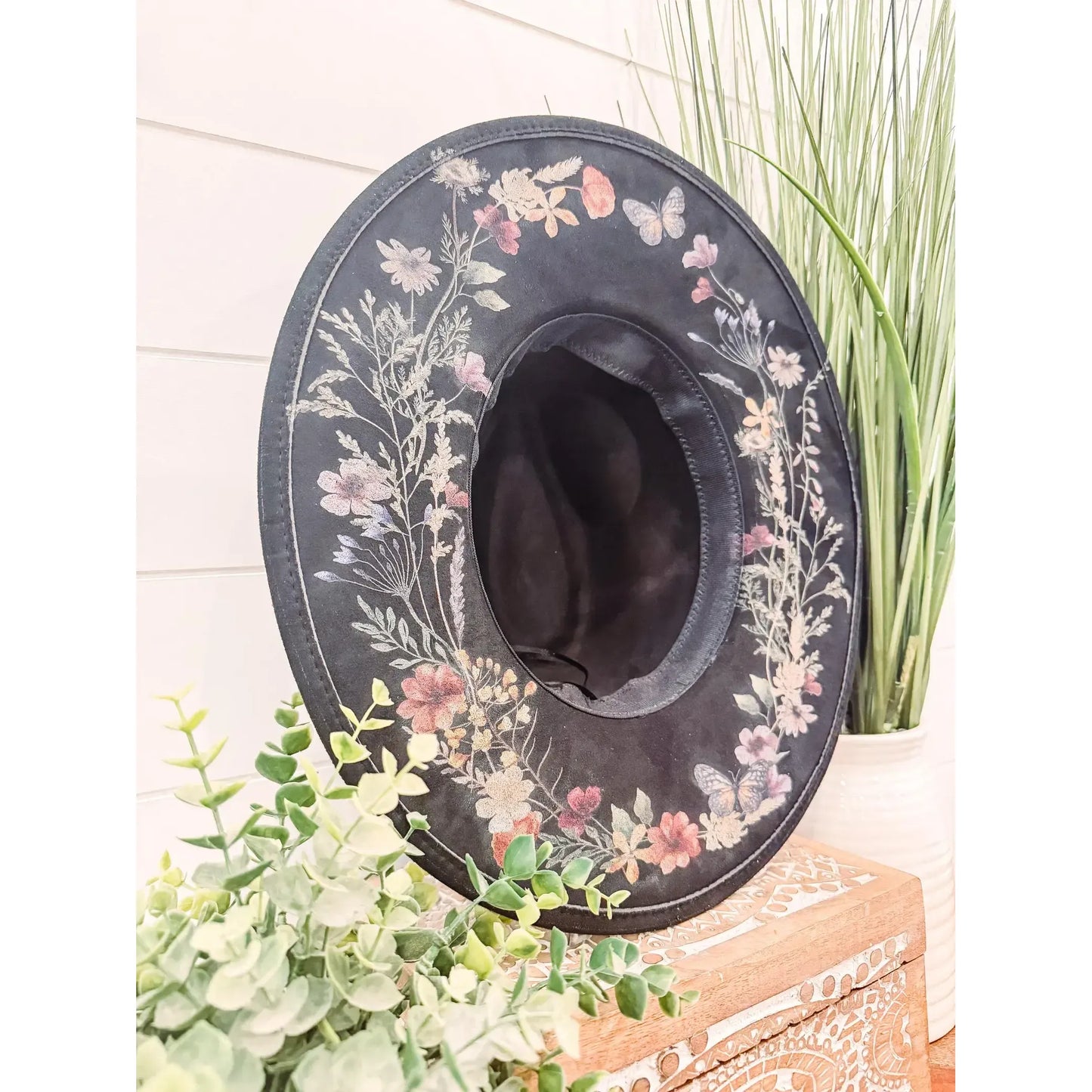 Floral Print Hat