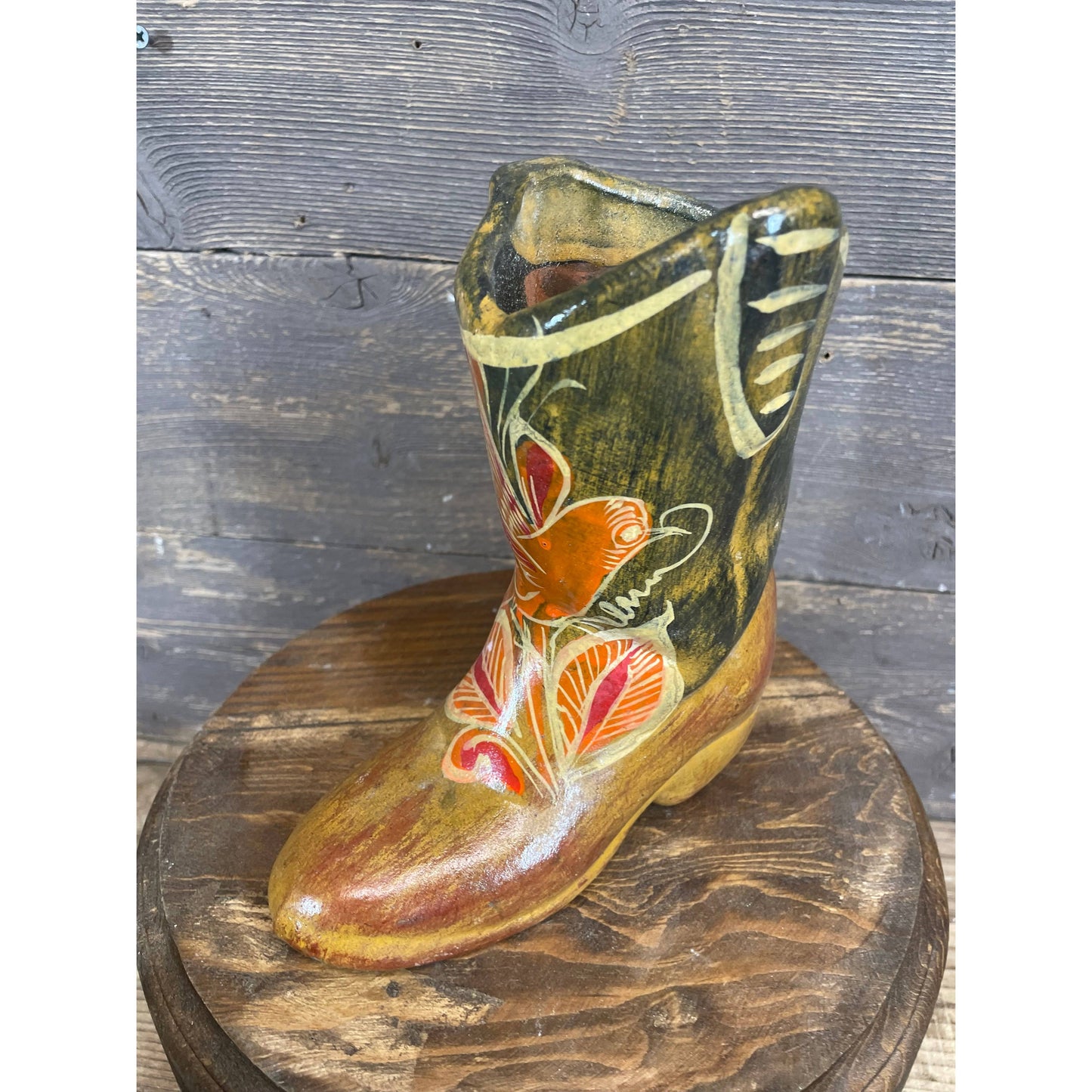 Wild West Rustic Clay Boot-Western