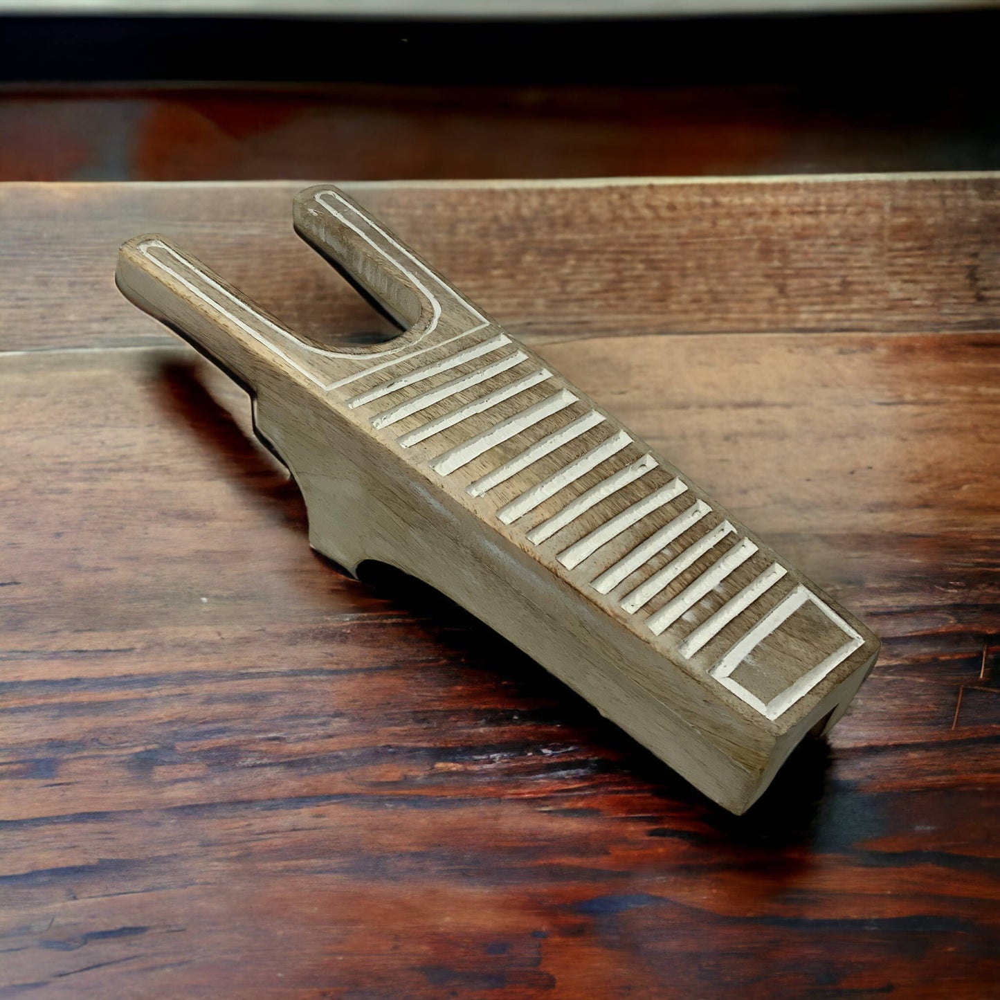 Boca Chica Hand Carved Mango Wood Boot & Shoe Jack