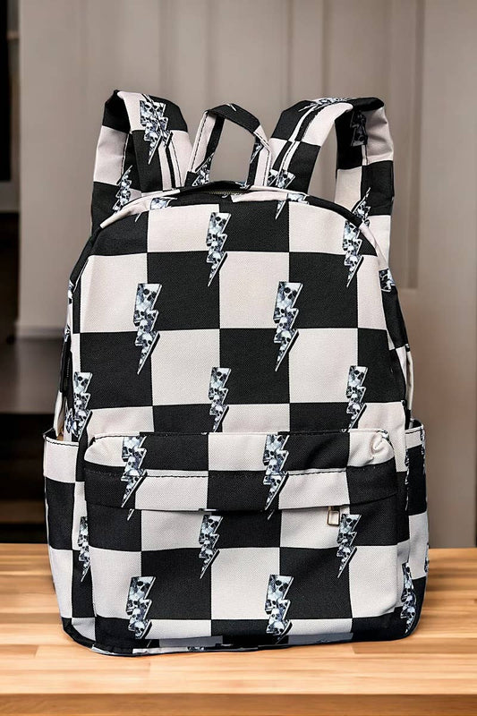 BOLT PRINTED SMALL SIZE BACKPACK. BP-202323-34