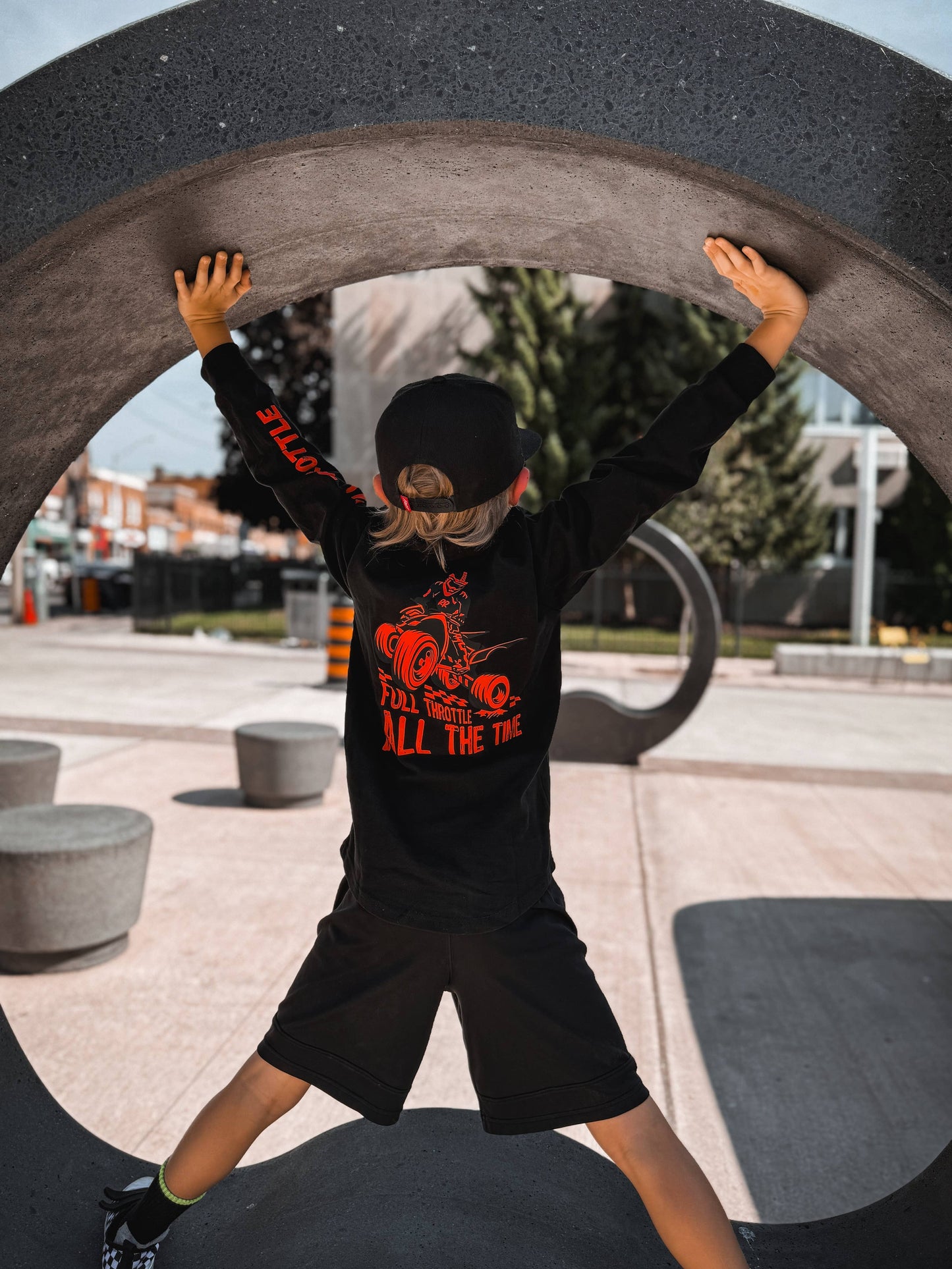 Full Throttle - Long sleeve Shirt Youth