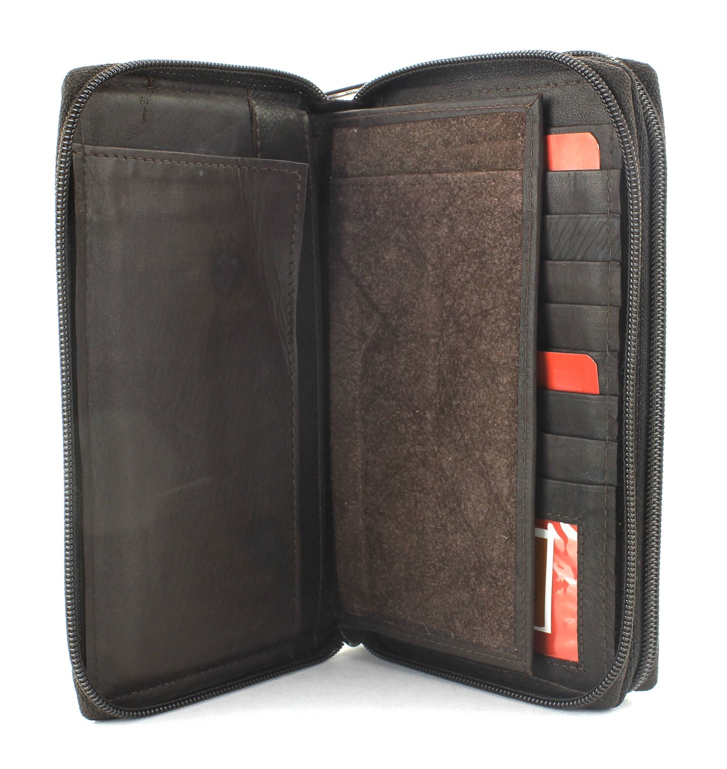 Double Zipper Women's Clutch 15585