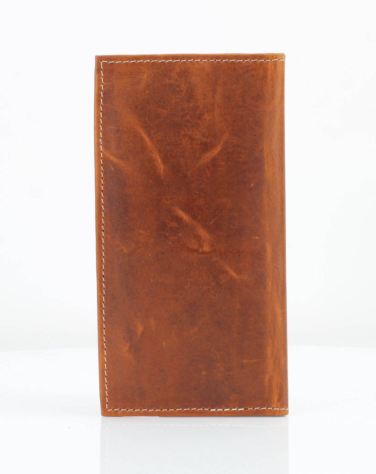 Oil Pull Up Tooled Side Kneeling Cowboy Wallet ABW027 KLCW