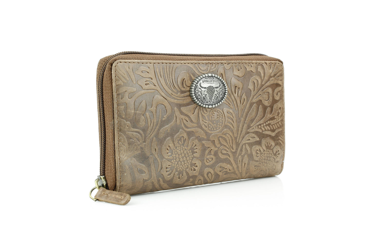 Zip Around Filigree Womens Wallet Clutch ABLW 41-25203