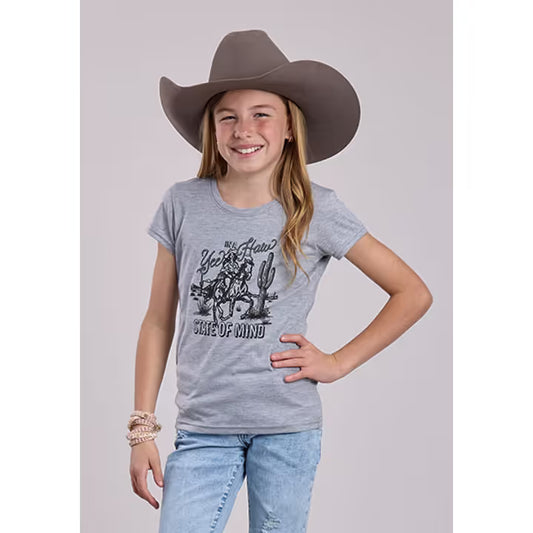 Roper Girls Grey T-Shirt 03-009-0513-2089