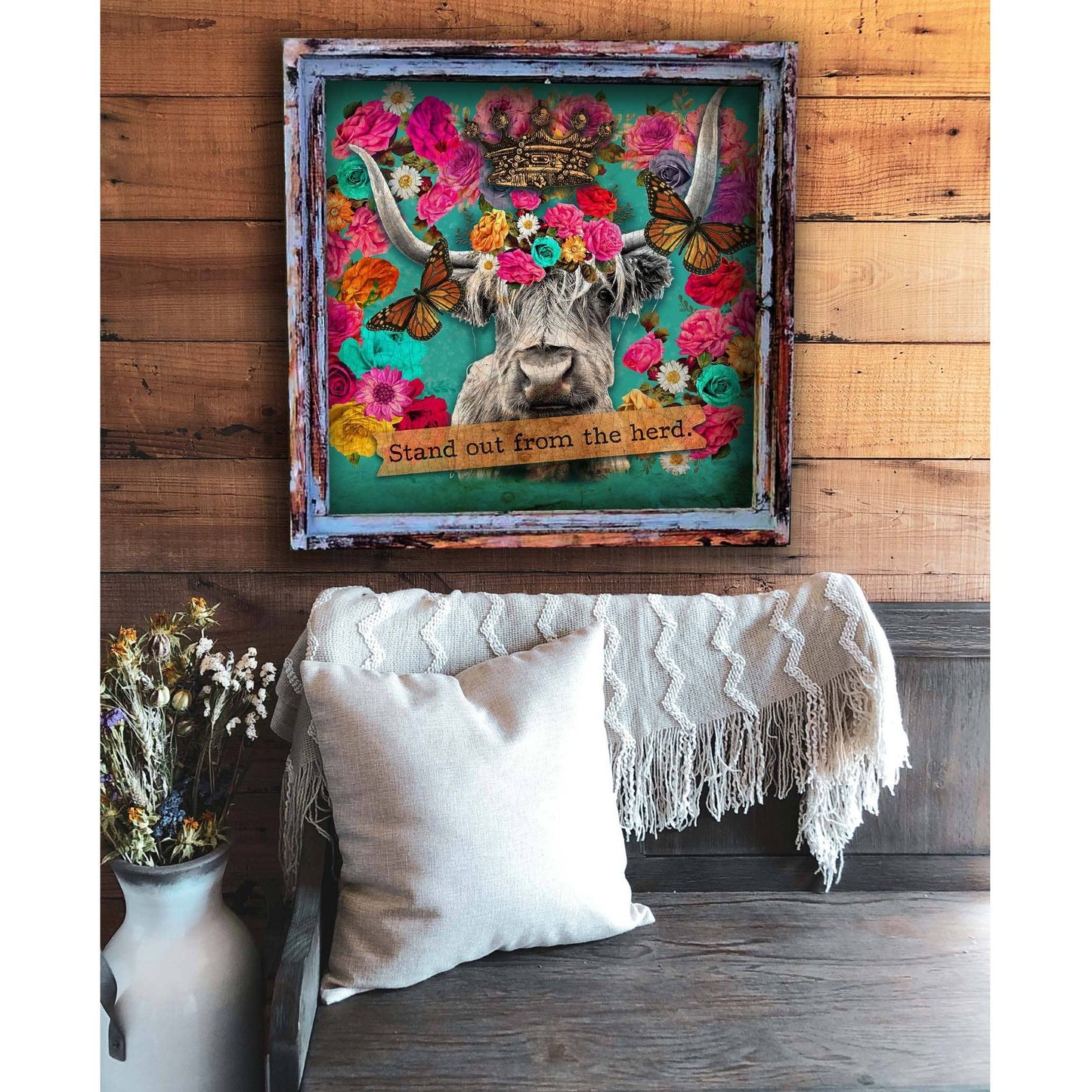 "Stand Out from the Herd" Square Artwork