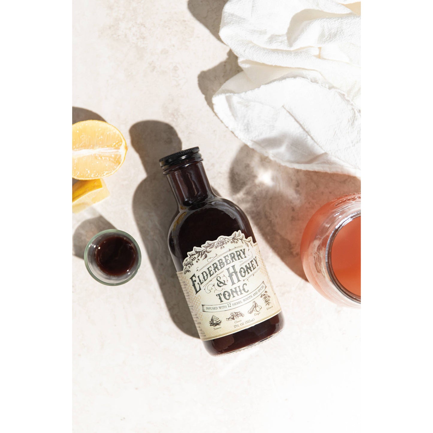 Elderberry & Honey Tonic, 16 oz
