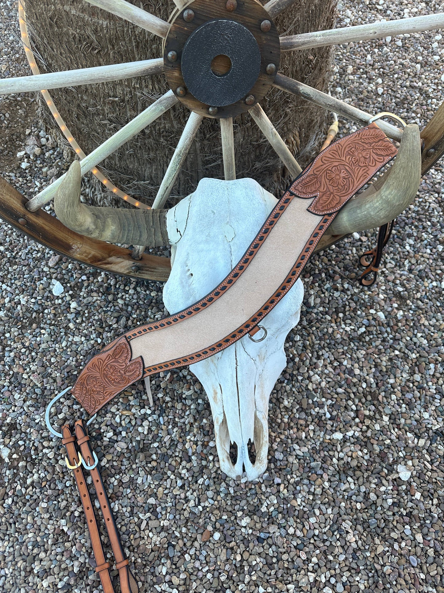 Brown Cow Puncher Tripping Collar
