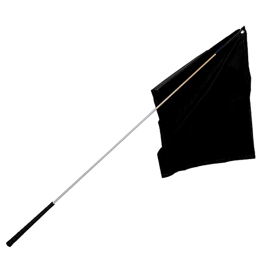 Smart Horse Gear - Training Stock Whip 60" with Black Flag on end