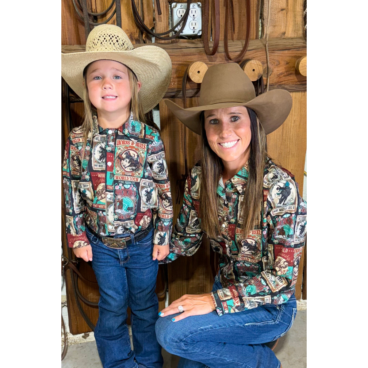 Vintage Rodeo Button Up