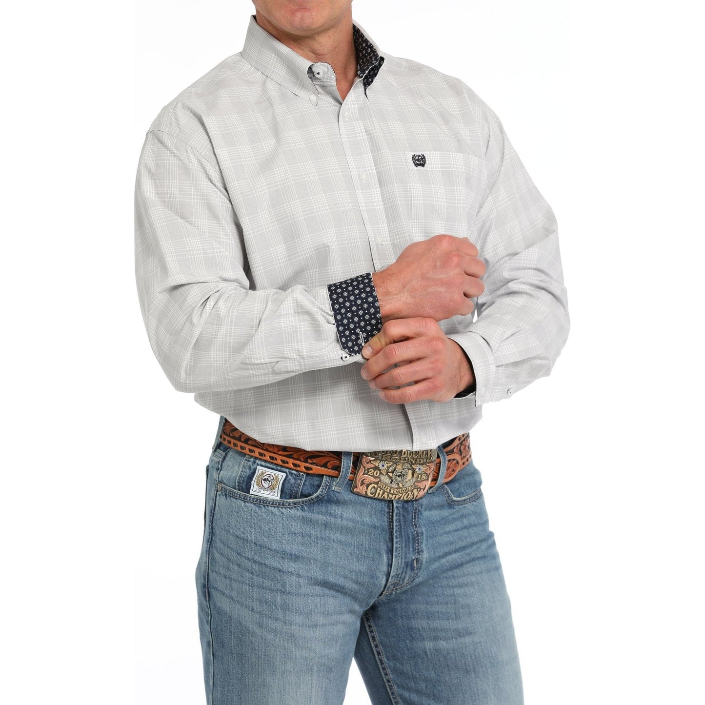 CINCH MEN'S LONG SLEEVE BUTTON-DOWN SHIRT MTW1105858