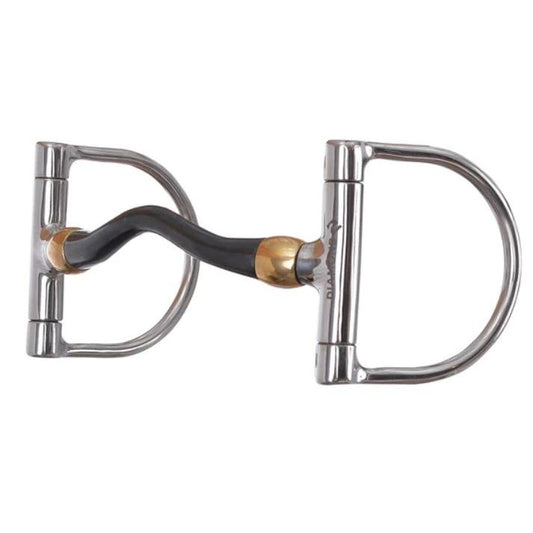 REINSMAN DIAMOND R PORTED MULLEN DEE RING SNAFFLE DR211
