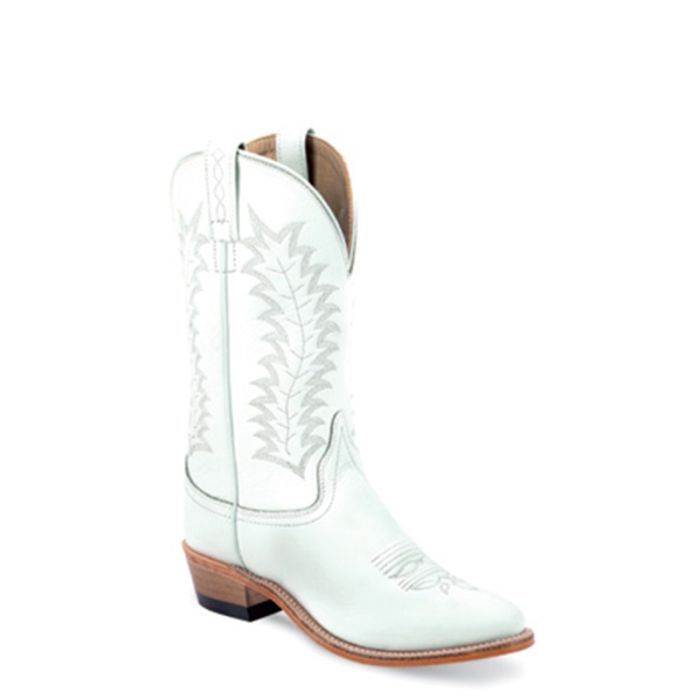 Old West Women's White Round Toe OW2043L
