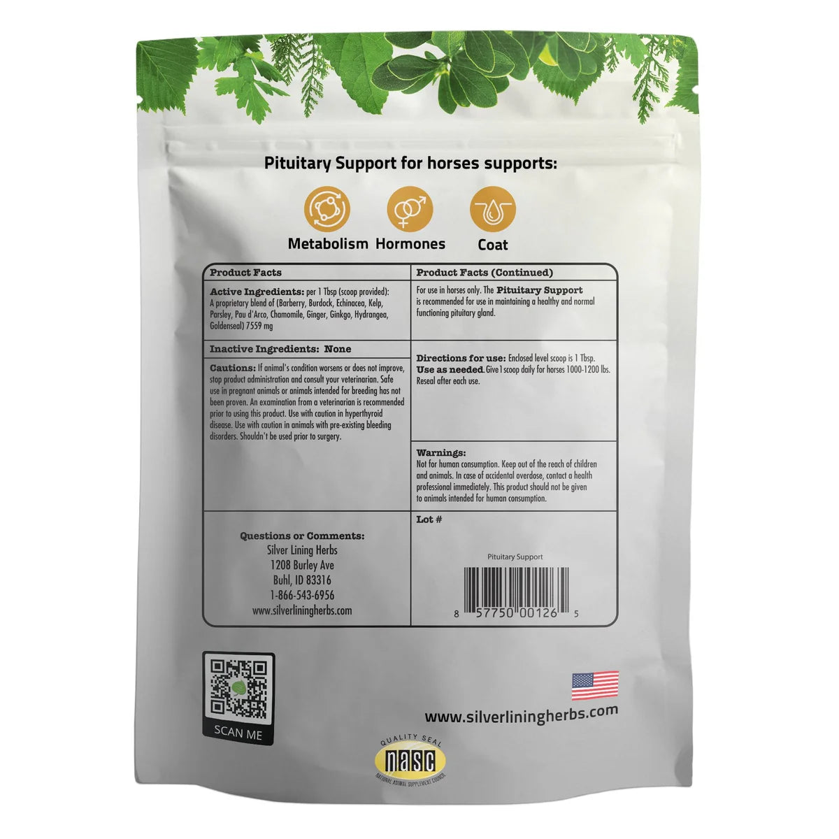 Silver Lining Herbs Pituitary Support 1lb