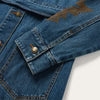 Stetson Embroidered Stretch Denim Shirt Dress 11-057-0202-9160 BU