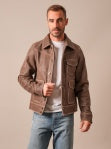 Kimes Oakmont Genuine Leather Coat