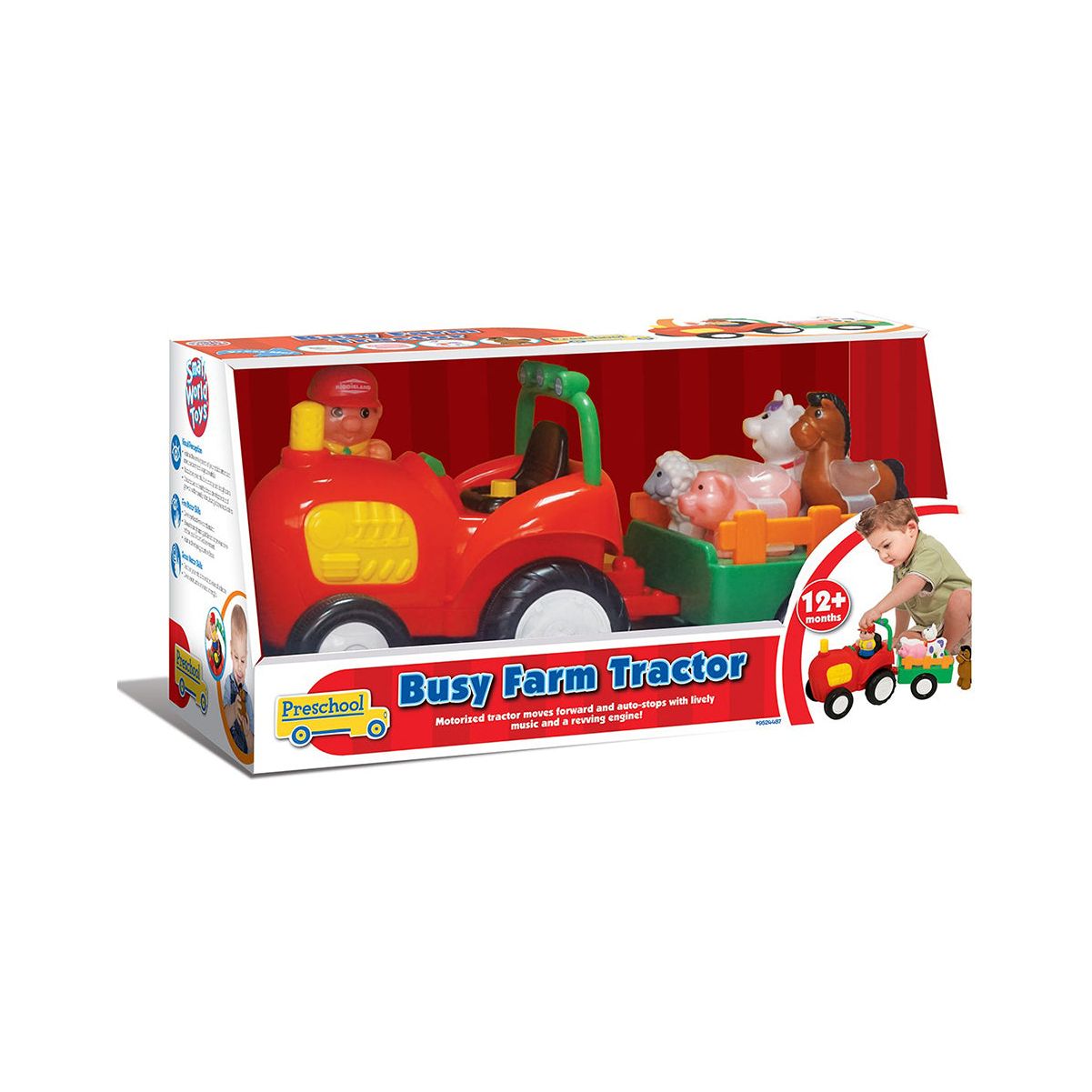 Small World Toys - Preschool Busy Farm Tractor 9524487