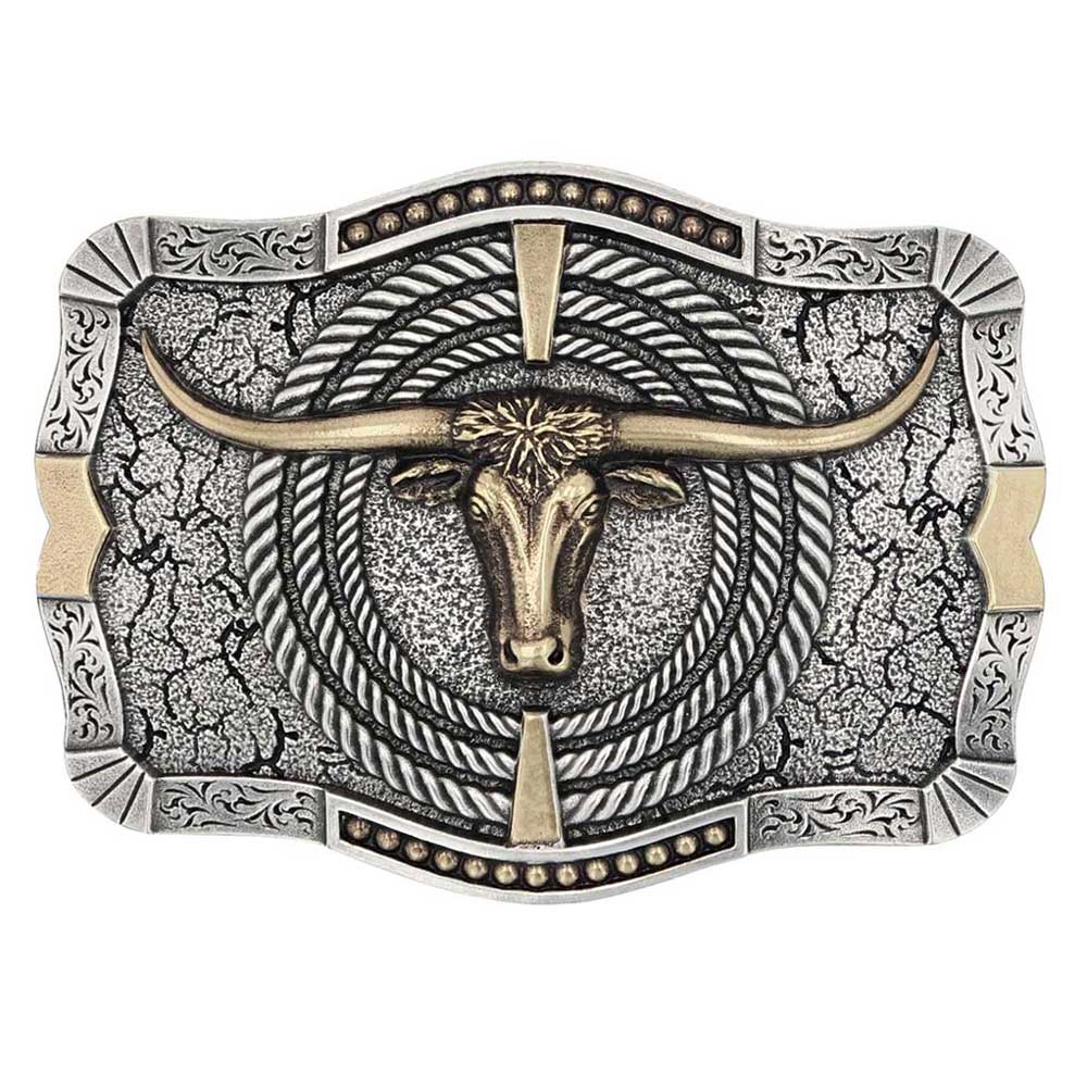 Ropin’ Ready Longhorn Attitude Buckle