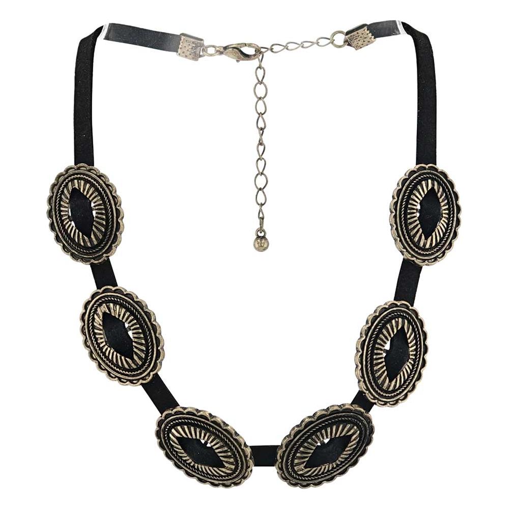 Golden Nights Attitude Choker Necklace