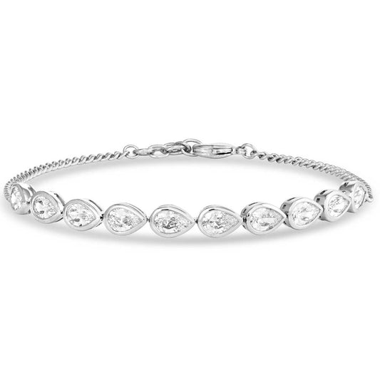 First Light Crystal Teardrop Bracelet