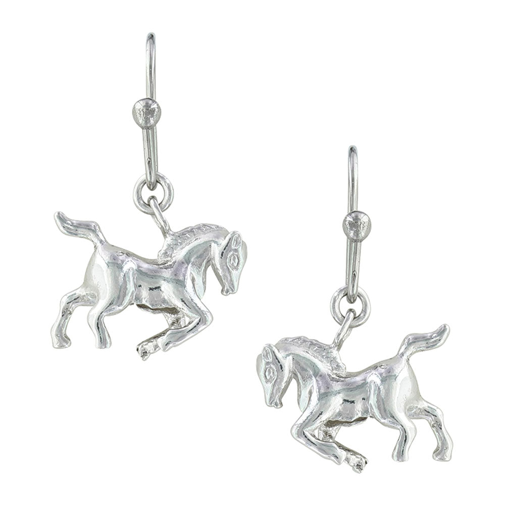 Cowboy Horse Earrings