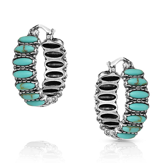 Turquoise Run Earrings