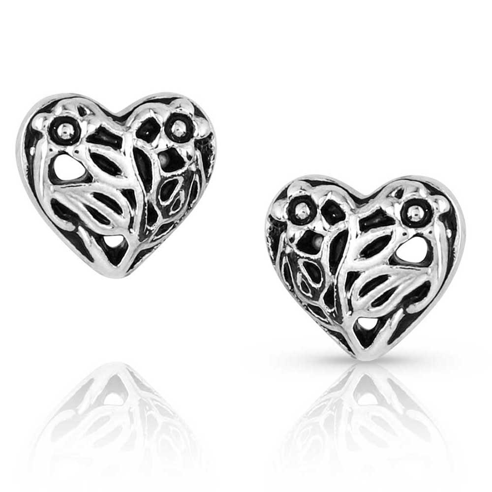 Nature's Love Heart Earrings