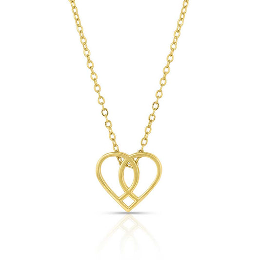 Connected Faith Heart Necklace