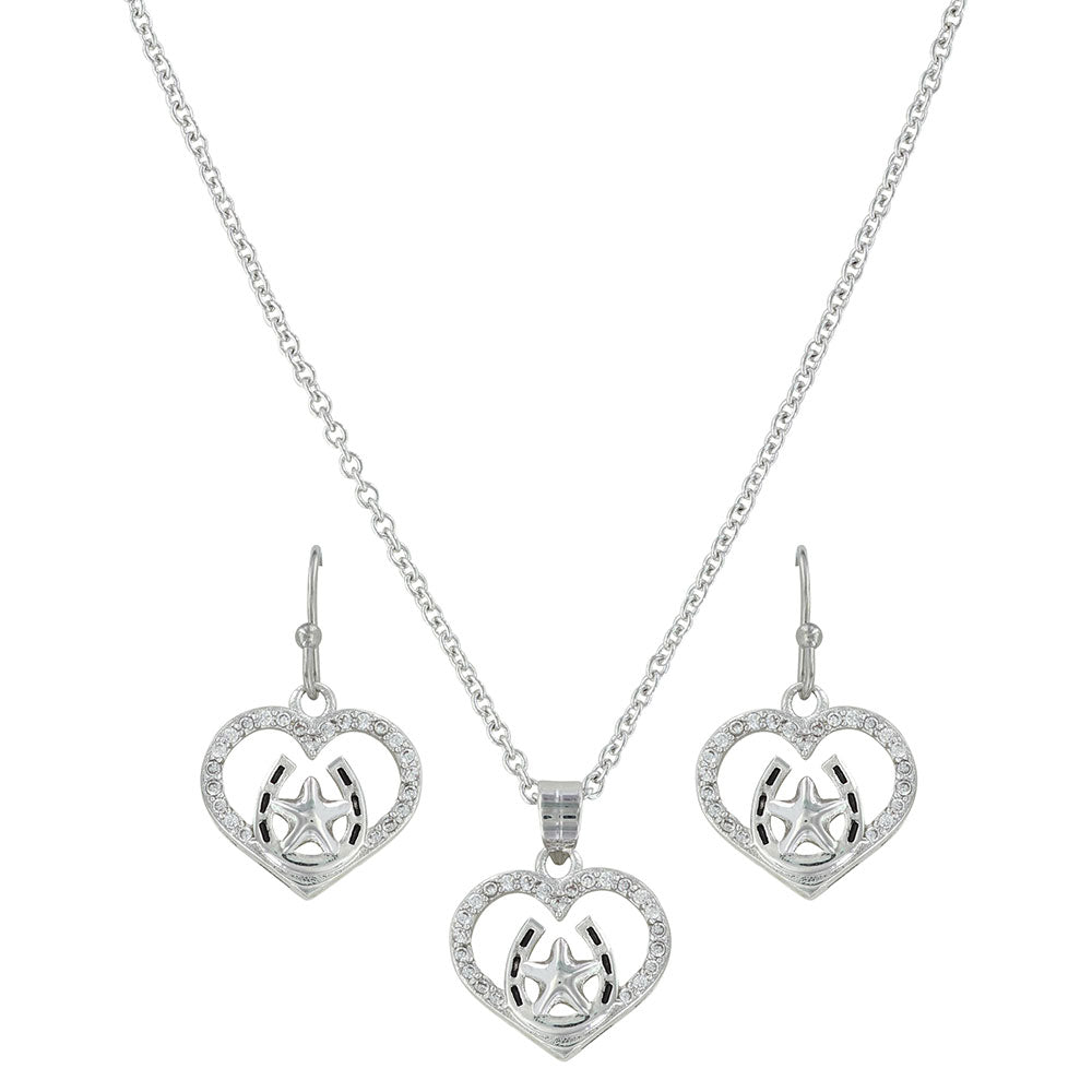 Star of My Heart Horseshoe Jewelry Set