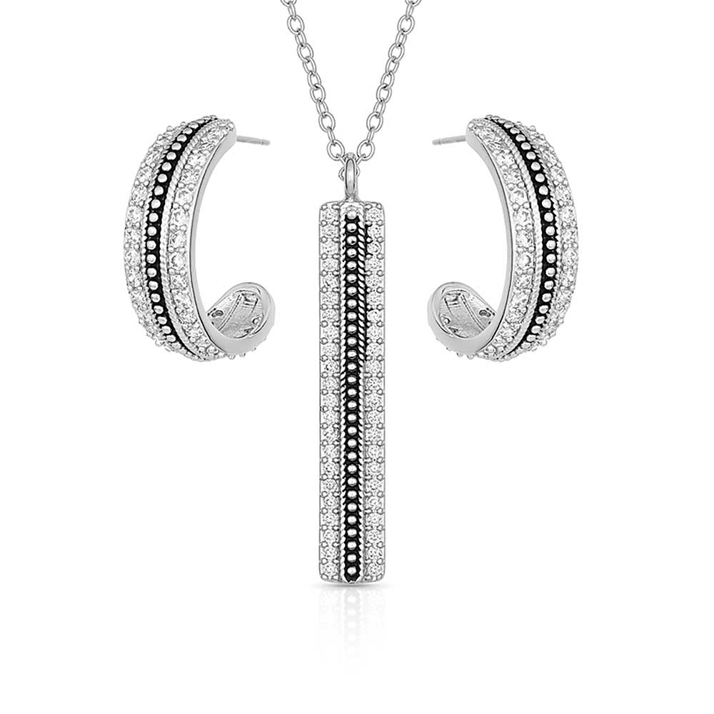 Classic Haloed Beauty Jewelry Set