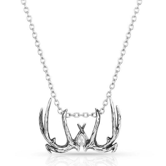 Pursue the Wild Antler Necklace