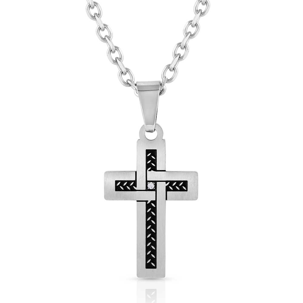 Intertwined with Faith Cross Necklace