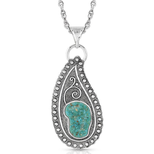 Montana Country Roads Turquoise Necklace NC 4746