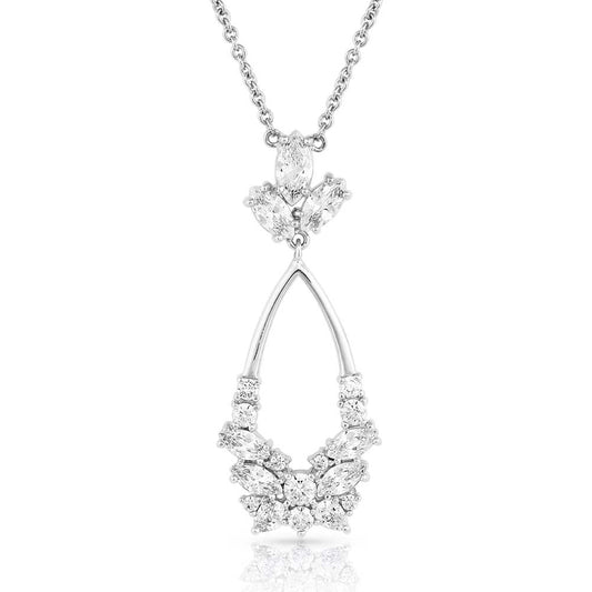 Teardrop Masquerade Crystal Necklace