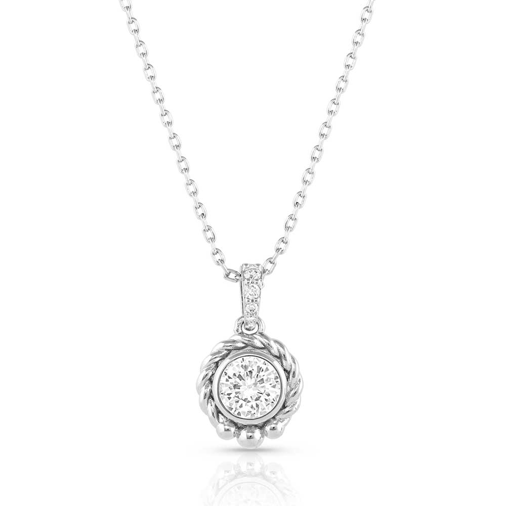 Quiet Elegance Crystal Necklace