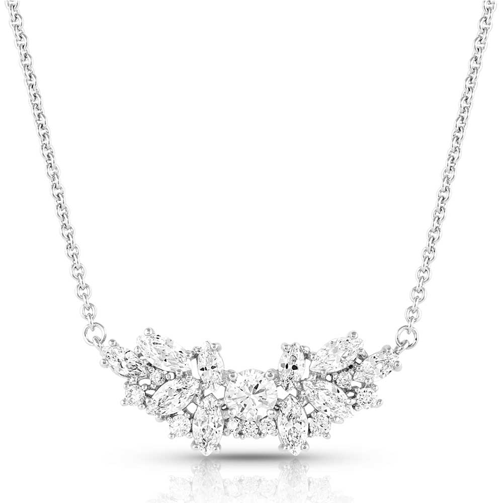 Shimmering Display Crystal Necklace