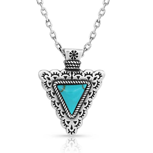 Established Strength Turquoise Necklace