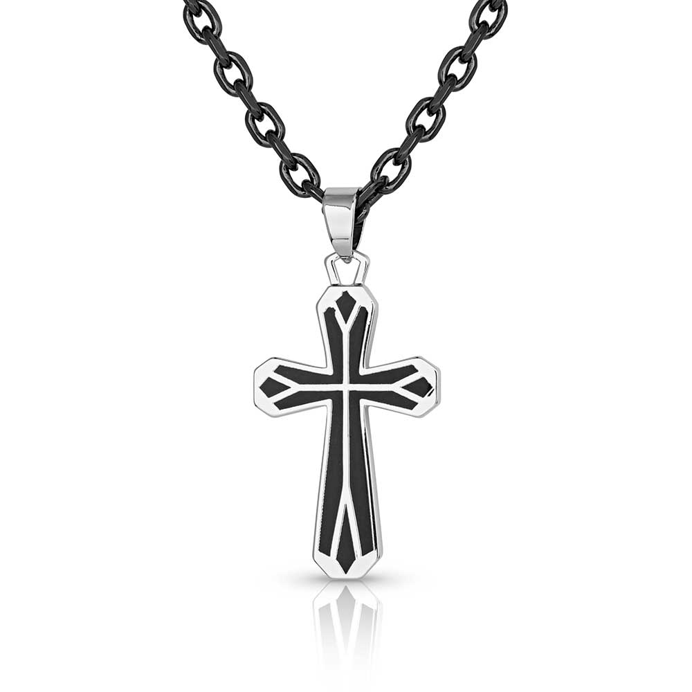 Deep Devotion Cross Necklace