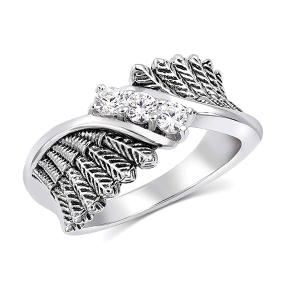 Starlight Feather Glory Ring - size 9