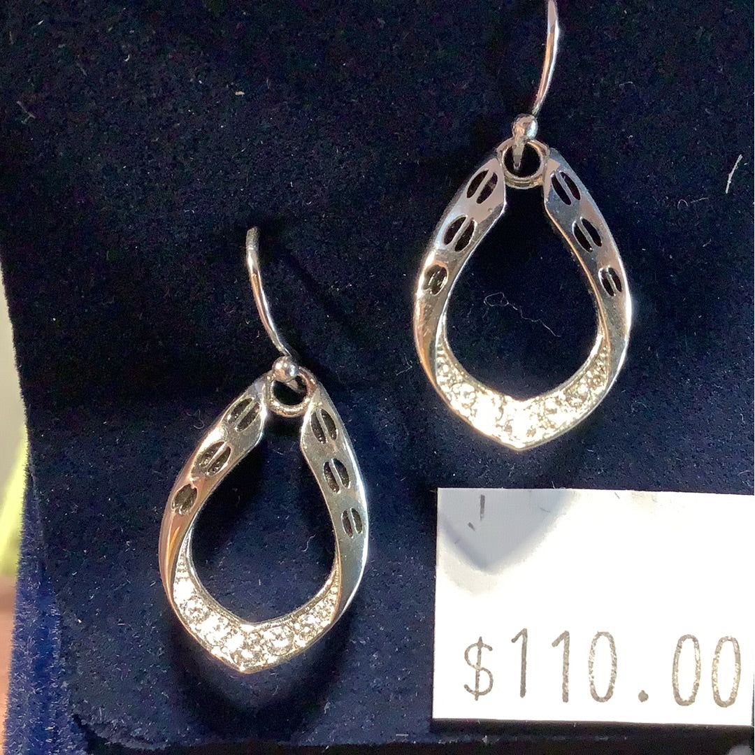 Montana Silversmiths Turning Paths Earrings Kristy Titus Sterling Silver Earrings